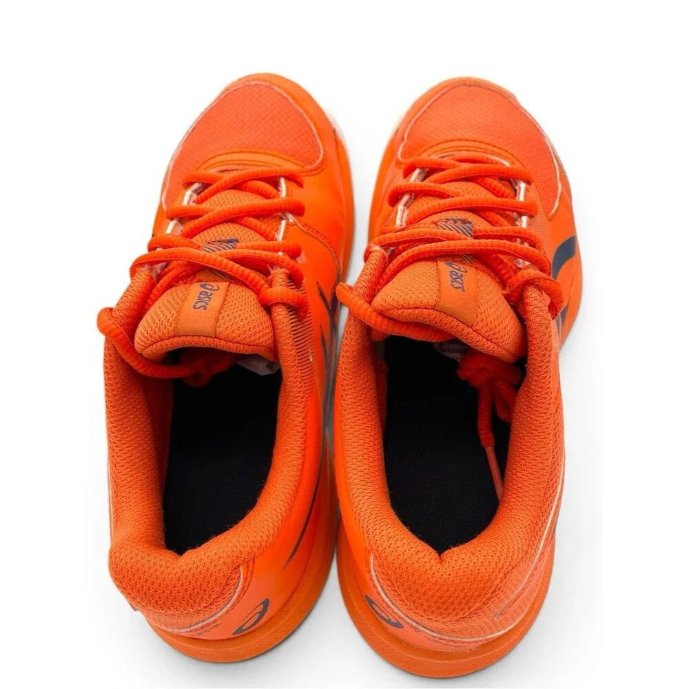 ASICS Kids Orange Sneakers Size 4 Youth Athletic Running Shoes - Picture 6 of 11